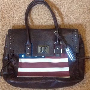 Aimee Kestenberg Flag Satchel